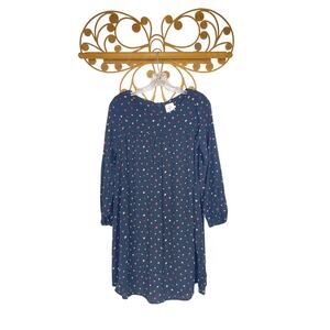 The Nines by Hatch Floral Print  Crepe Maternity Dress Black M